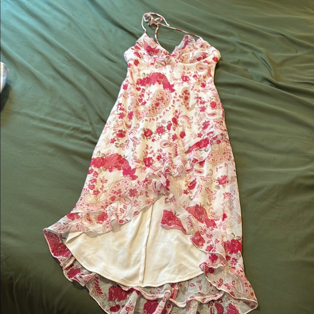 Rampage Pink and White Floral Dress